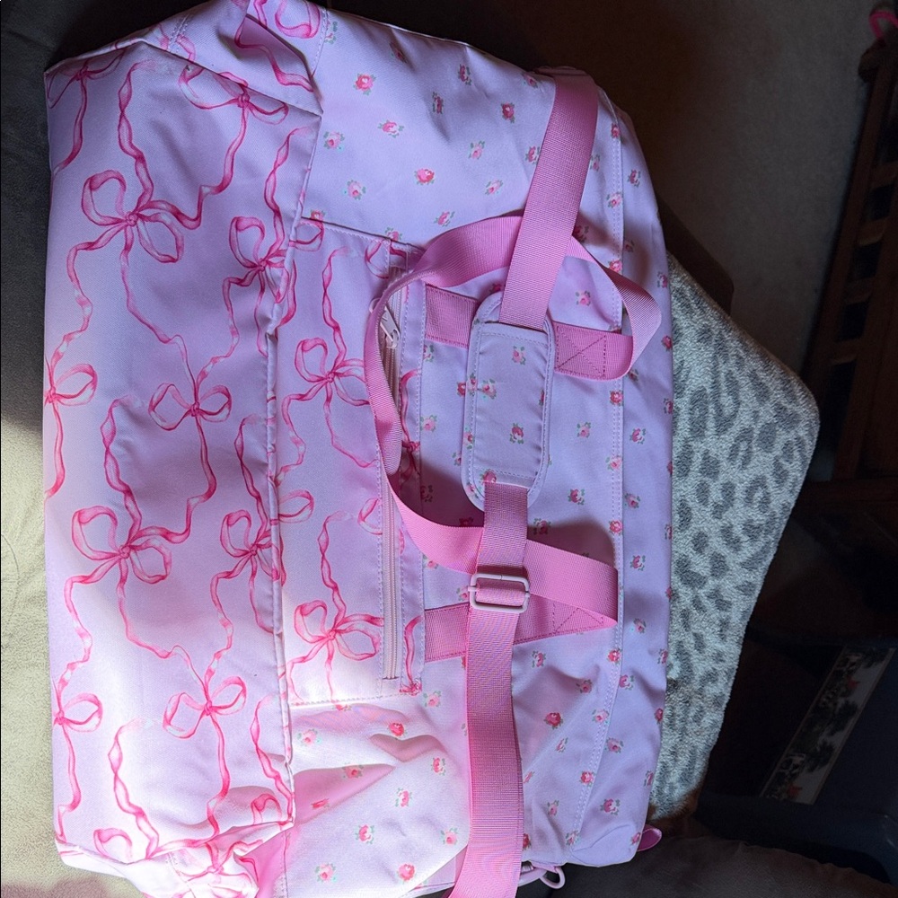 STATE x LoveShackFancy Pink Floral Travel Bag - Picture 2 of 5